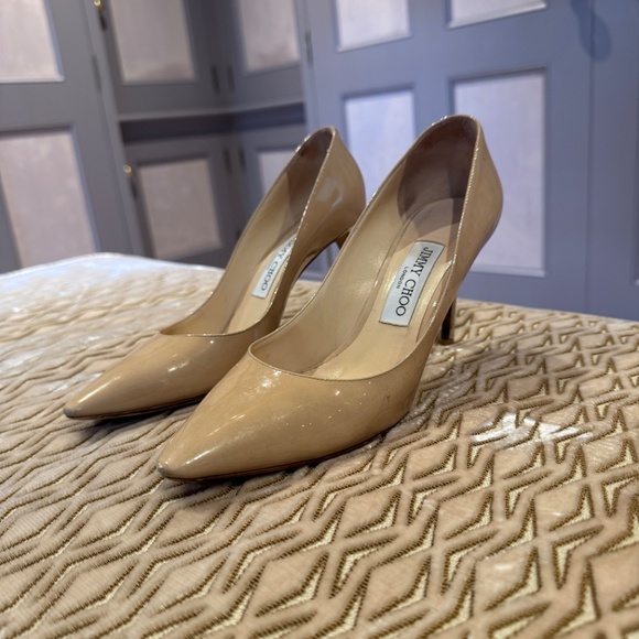 JIMMY CHOO Patent Leather Pointed Pumps - Picture 3 of 5